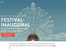 Tablet Screenshot of grand-hotel-dieu.com